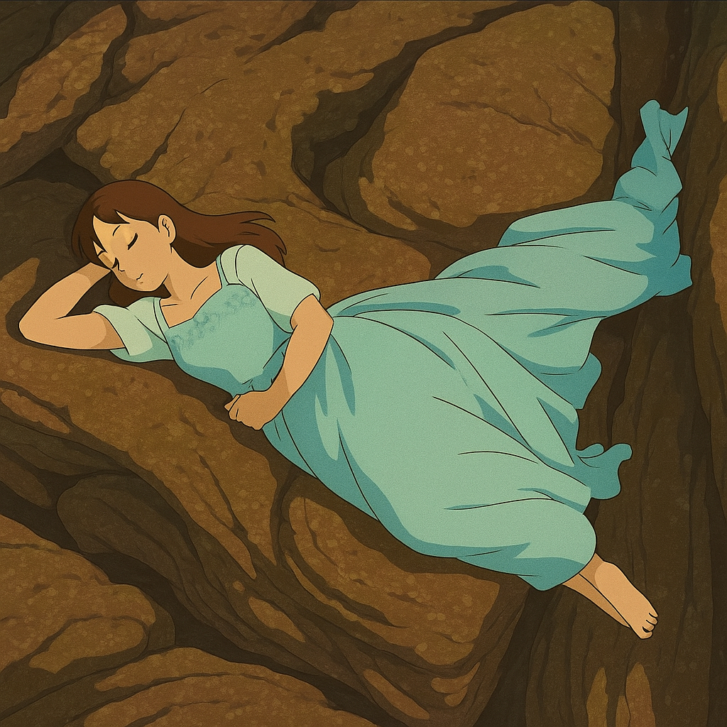 A girl after the Studio Ghibli style